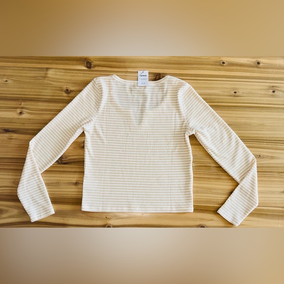 NEW Cotton On Willa Waffle Long Sleeve Top Women’s Henley Size Large NWT - Picture 14 of 16